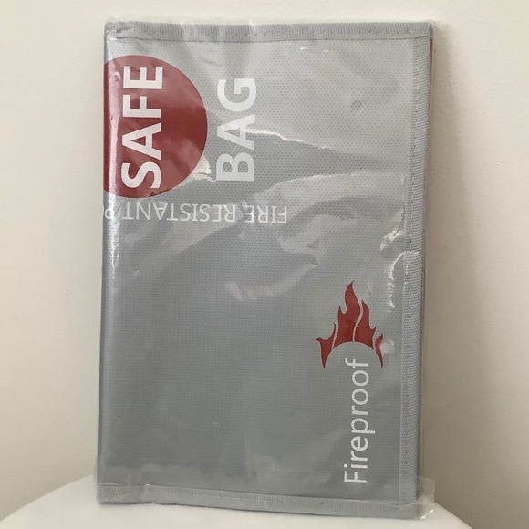 NEW COLCASE Fireproof Document Bag (2000 ℉ )15 x 11 In. Silicone Coated - Picture 5 of 7
